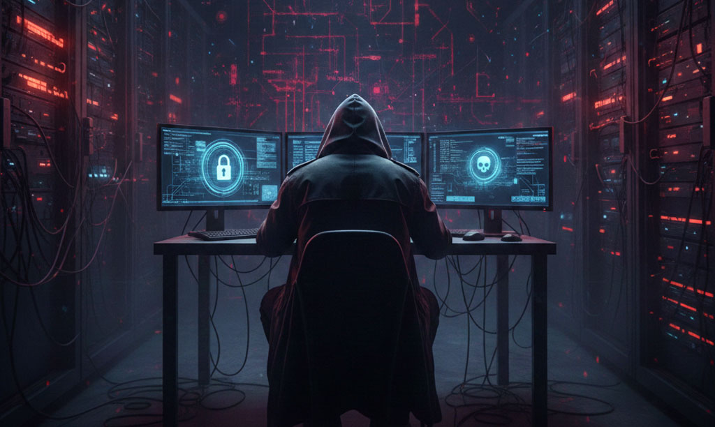 Dark Web Monitoring Illustration