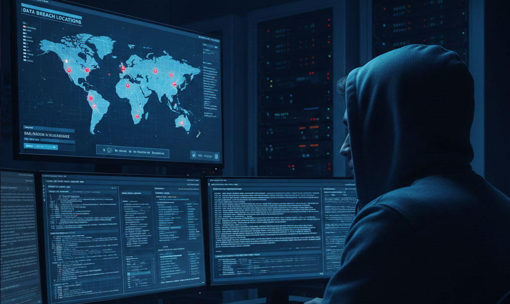 Dark Web Monitoring Illustration